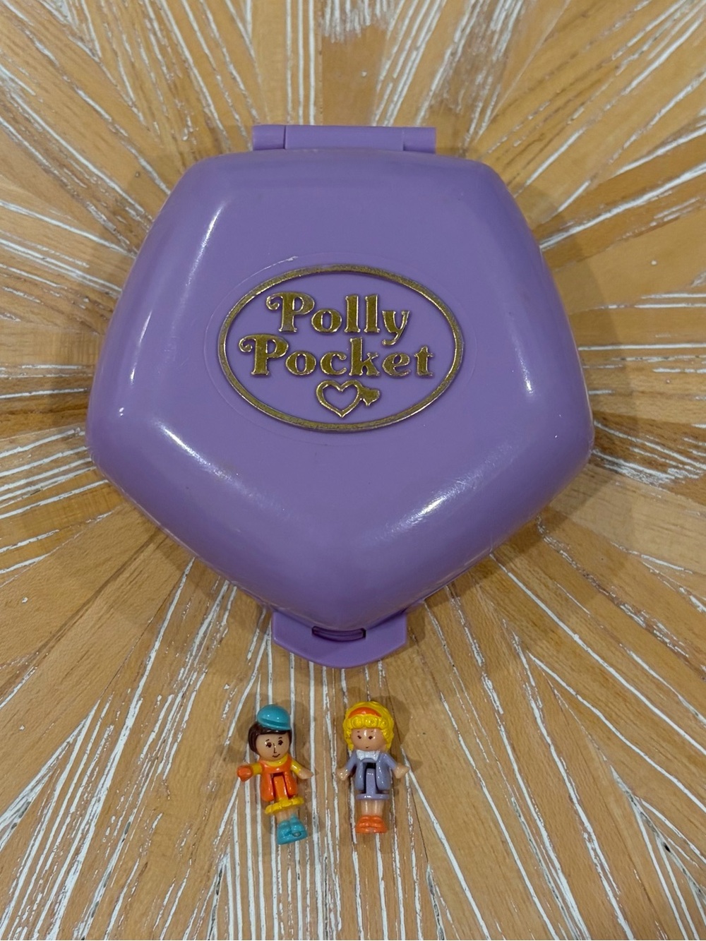 1992 Polly at the Burger Stand Polly Pocket Bluebird w dolls